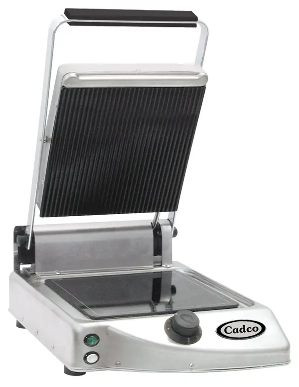 Cadco - CPG10 - Glass Ceramic Panini / Clamshell Grill