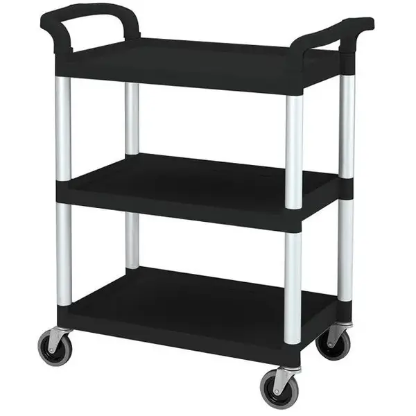 Cambro BC331KDL12-110 - Unassembled Three Shelf Utility Cart